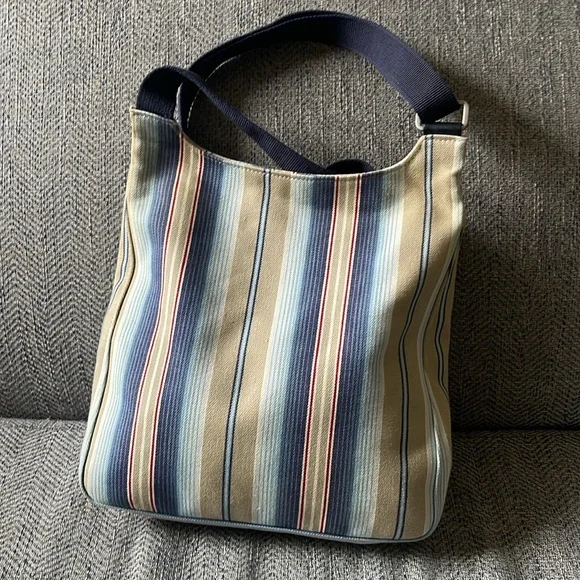 Longchamp Pilage Multicolored Canvas Crossbody Bag - Picture 5 of 16